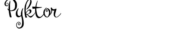 Pyktor font