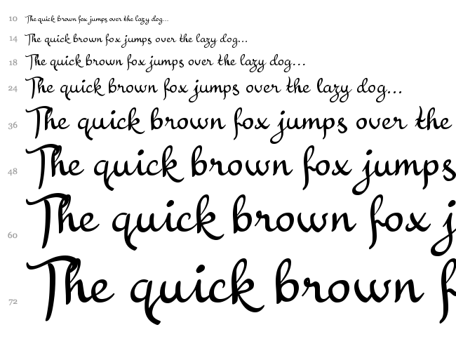 Residu?ln? font waterfall