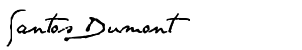 Santos Dumont font