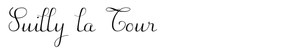 Suilly la Tour font