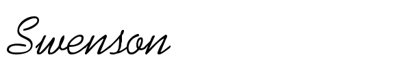 Swenson font
