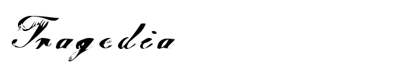Tragedia font