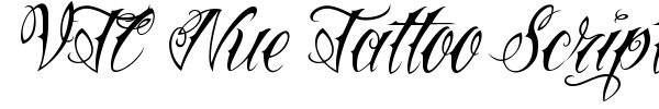 VTC Nue Tattoo Script font