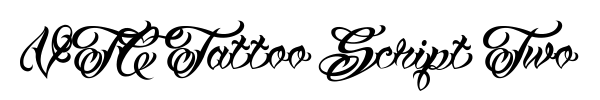 VTC Tattoo Script Two font