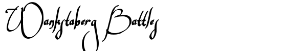 Wankstaberg Battles font