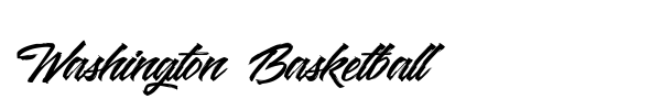 Washington Basketball font