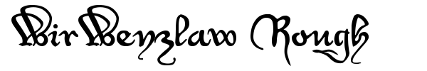 WirWenzlaw Rough font