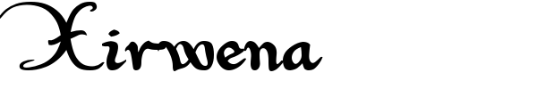 Xirwena font