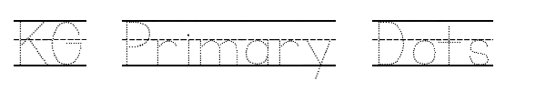 KG Primary Dots font