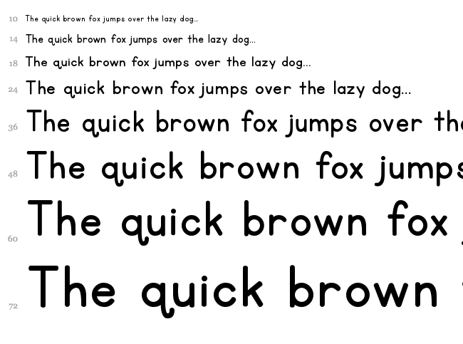 KG Primary Penmanship font waterfall