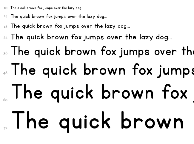 KG Primary Penmanship font waterfall