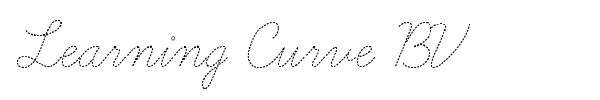 Learning Curve BV font