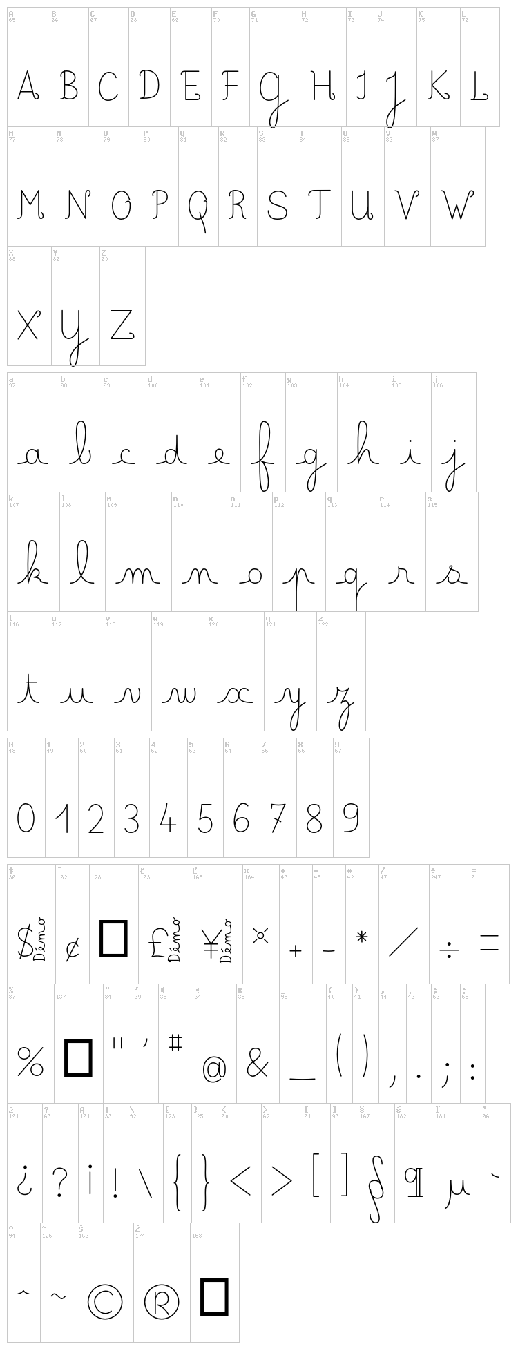 Lecteur Heureux font map