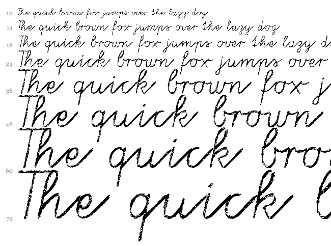 Tafelschrift font waterfall