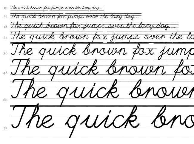 font waterfall