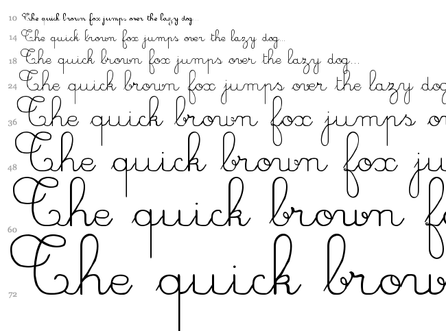 Crayon, Plume, Seyes font waterfall