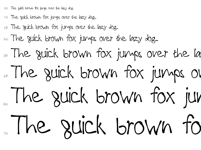 !PaulMaul font waterfall