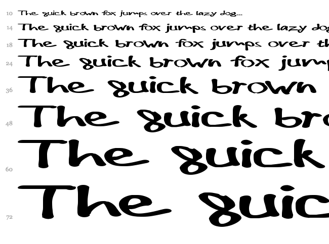 !PaulMaul font waterfall
