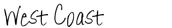 West Coast font