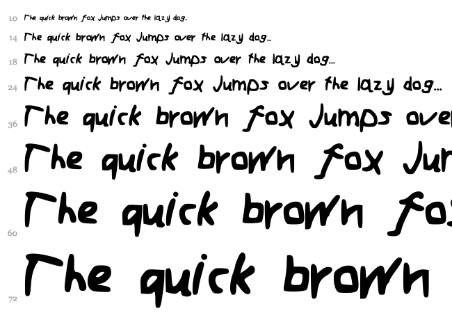 Adams Font font waterfall