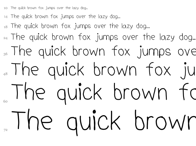 Adrian Font font waterfall