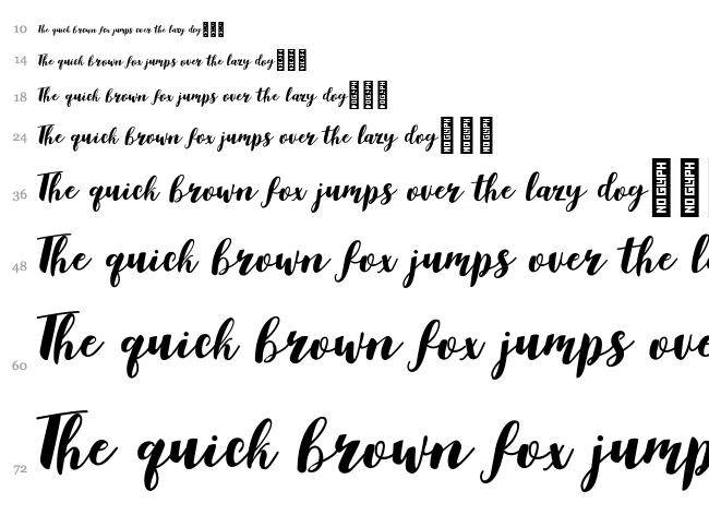 Aldine font waterfall
