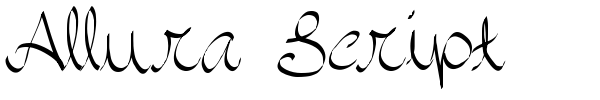 Allura Script font