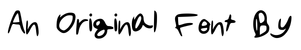 An Original Font By Davi font
