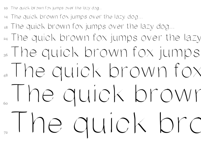 Ani Randy font waterfall