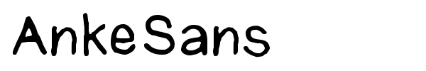AnkeSans font
