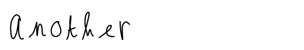 Another font