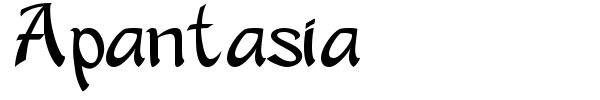 Apantasia font