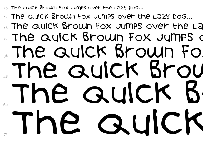 April 16 font waterfall