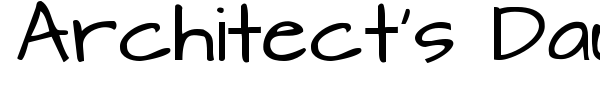 Architect's Daughter font