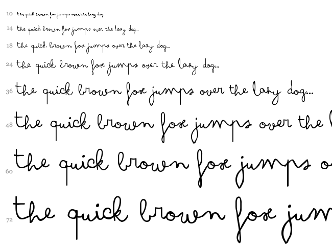Arsenale White font waterfall