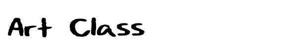 Art Class font