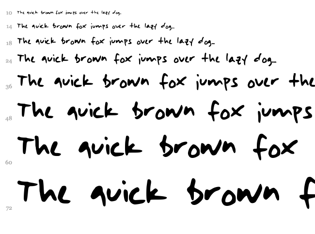 Art Martinez font waterfall