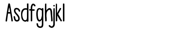 Asdfghjkl font