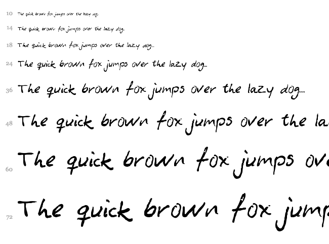 Asphyxiate font waterfall