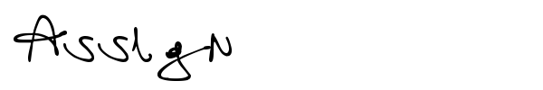 Assign font