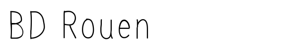BD Rouen font