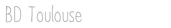 BD Toulouse font