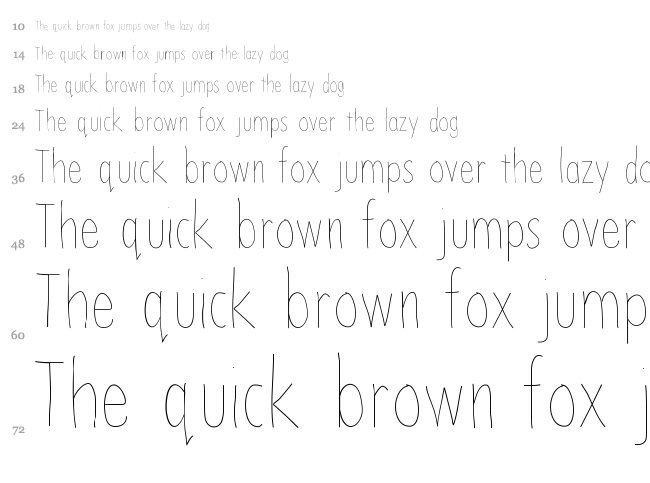 BD Toulouse font waterfall