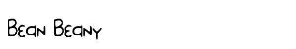 Bean Beany font