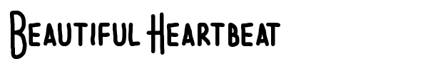 Beautiful Heartbeat font