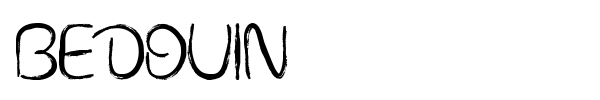 Bedouin font