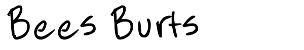Bees Burts font