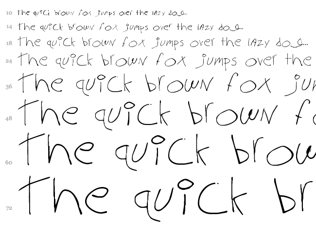 Big log font waterfall
