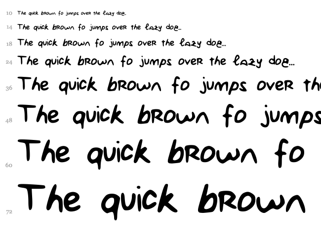 BKappa93 font waterfall