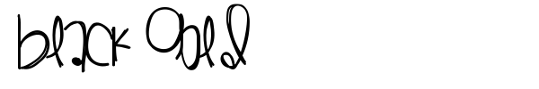 Black Gold font
